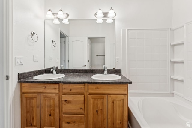 1535 W 80 S, Pleasant Grove, UT 84062 - full bathroom with double vanity and a bathtub