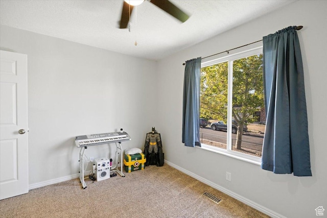7351 W Zana Ln, Magna, UT 84044 - game room featuring carpet flooring and a ceiling fan