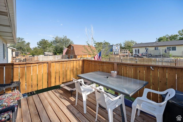 7351 W Zana Ln, Magna, UT 84044 - deck with outdoor dining space