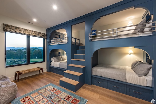 1545 N Red Castle Cir, Heber City, UT 84032 - bedroom featuring light wood finished floors and recessed lighting