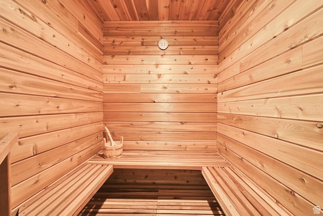 293 E 5450 S Unit 19, Washington Terrace, UT 84405 - sauna / steam room with wooden walls and wooden ceiling