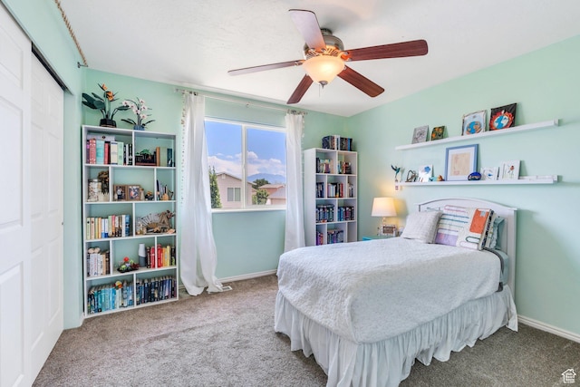 1696 N 2640 W, Lehi, UT 84043 - carpeted bedroom featuring ceiling fan and a closet
