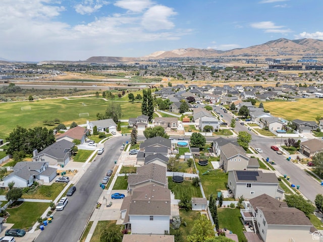 1696 N 2640 W, Lehi, UT 84043 - aerial view of property's location with nearby suburban area and mountains