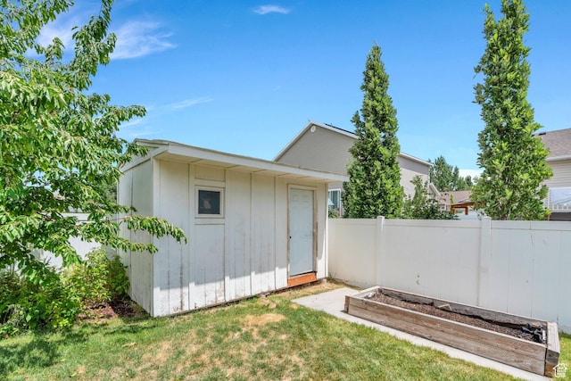 1696 N 2640 W, Lehi, UT 84043 - view of shed featuring a vegetable garden