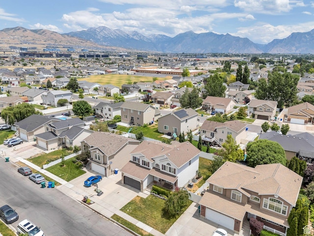 1696 N 2640 W, Lehi, UT 84043 - aerial perspective of suburban area with a mountain backdrop