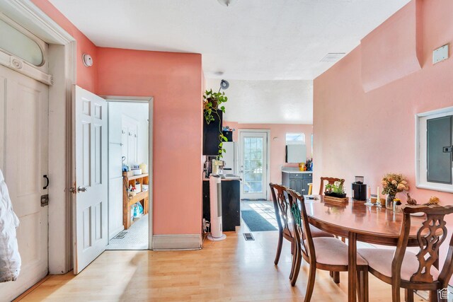 442 N 100 E, Provo, UT 84606 - dining room featuring light wood-type flooring and electric panel