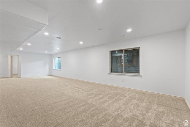 1827 E 1530 S, Spanish Fork, UT 84660 - carpeted empty room with recessed lighting and baseboards