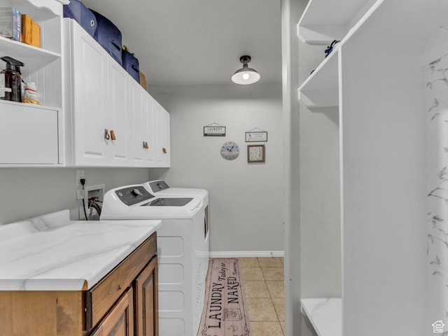 4587 W Flintlock Way, Herriman, UT 84096 - washroom with cabinet space, separate washer and dryer, and light tile patterned floors