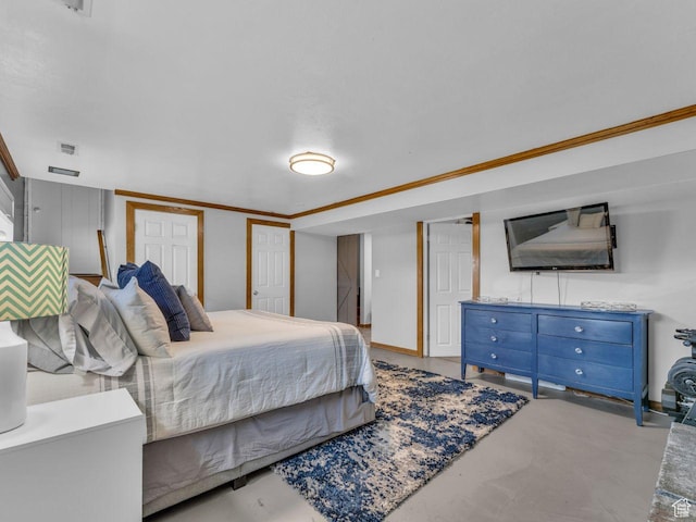 4273 W Annapolis Dr S, West Valley City, UT 84120 - bedroom featuring multiple closets and crown molding