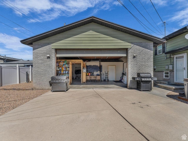4273 W Annapolis Dr S, West Valley City, UT 84120 - exterior space featuring a garage and stone siding