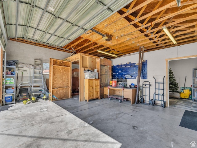 4273 W Annapolis Dr S, West Valley City, UT 84120 - garage with a garage door opener