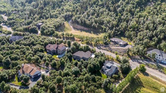 1155 S Eagle Nest Dr, Woodland Hills, UT 84653 - aerial perspective of suburban area with a heavily wooded area