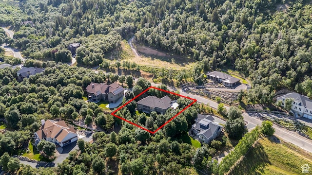 1155 S Eagle Nest Dr, Woodland Hills, UT 84653 - view of property location with property boundaries highlighted and nearby suburban area