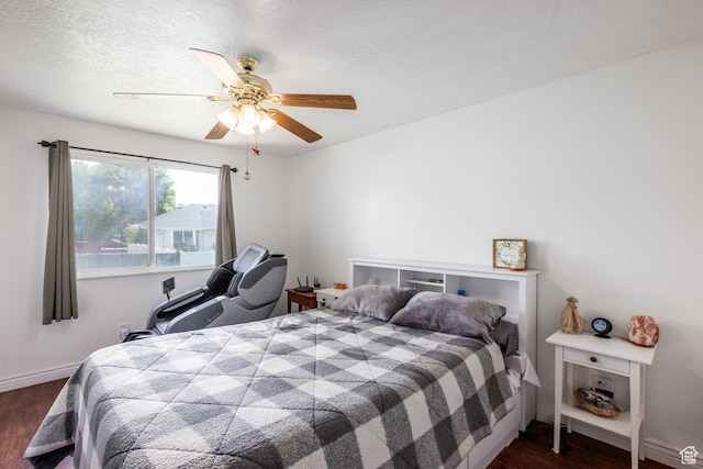 2080 E Fall St, Eagle Mountain, UT 84005 - bedroom featuring dark wood-type flooring and ceiling fan