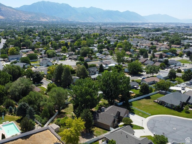 643 E 140 N, American Fork, UT 84003 - aerial view of residential area featuring a mountain backdrop