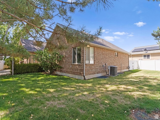 643 E 140 N, American Fork, UT 84003 - view of property exterior featuring brick siding and a cooling unit