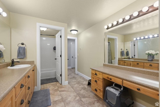 192 E 2200 N, Lehi, UT 84043 - full bathroom with vanity, tile patterned floors, and bathing tub / shower combination