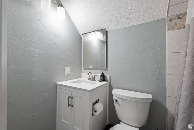 192 E 2200 N, Lehi, UT 84043 - bathroom featuring vanity, a textured wall, and a textured ceiling