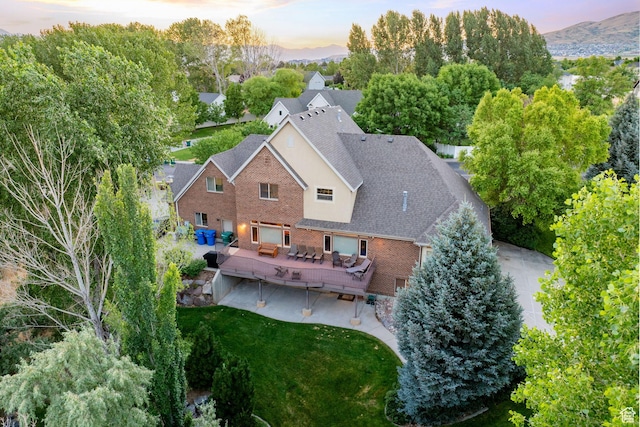 192 E 2200 N, Lehi, UT 84043 - view from above of property with a mountain backdrop and a tree filled landscape