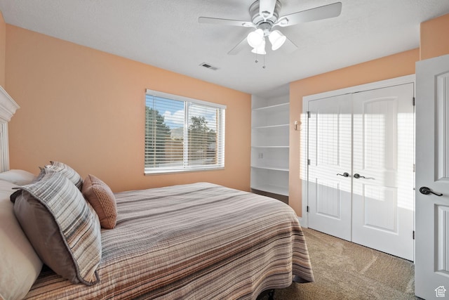 192 E 2200 N, Lehi, UT 84043 - bedroom with light carpet, ceiling fan, and a closet