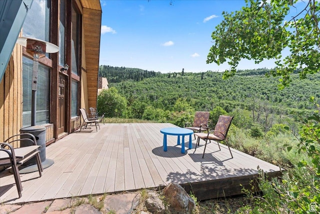 9406 Deer Creek Dr Unit 1074, Heber City, UT 84032 - deck with a wooded view