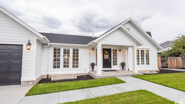 2295 E Woodchuck Way, Sandy, UT 84093 - ranch-style house featuring a garage and a shingled roof