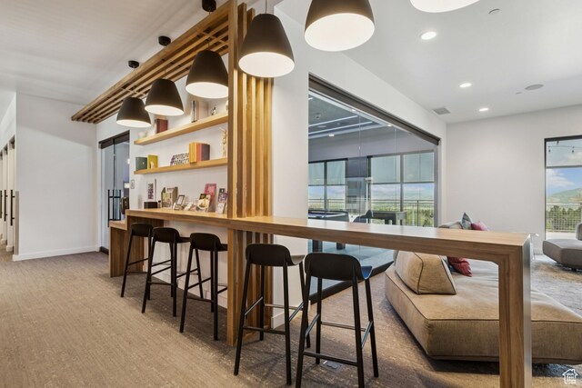 2670 Canyons Resort Dr Unit 417, Park City, UT 84098 - bar featuring carpet flooring and recessed lighting
