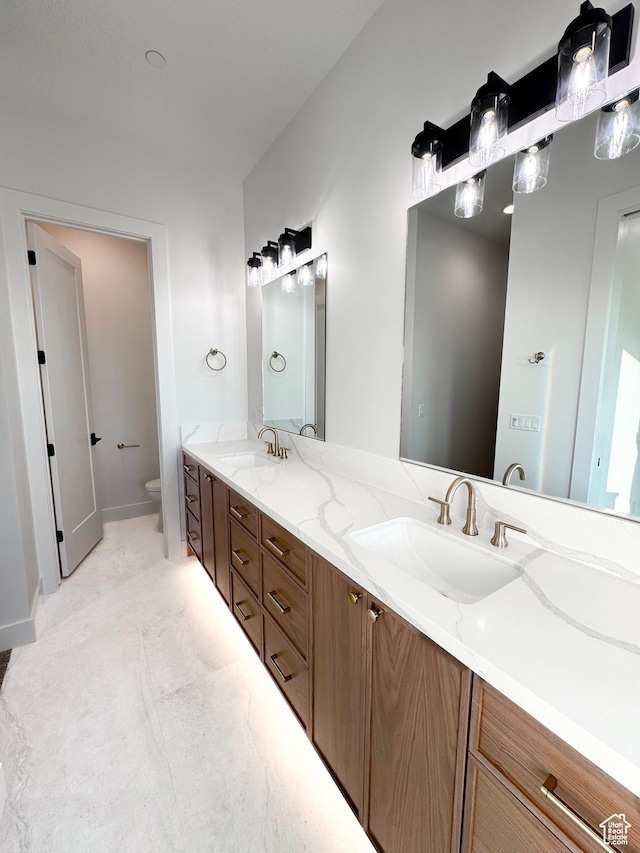 10135 E Clubhouse Rd, Heber City, UT 84032 - full bath featuring double vanity and toilet