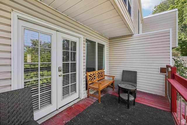 5249 S Gravenstein Park, Murray, UT 84123 - deck with french doors