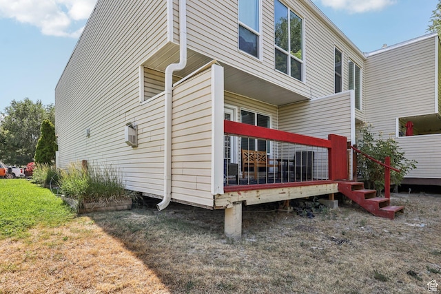 5249 S Gravenstein Park, Murray, UT 84123 - view of property exterior with a wooden deck