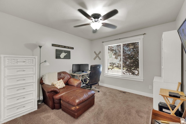 5295 S 4425 W, Hooper, UT 84315 - office space featuring carpet floors and a ceiling fan