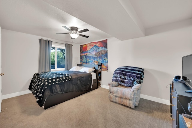 5295 S 4425 W, Hooper, UT 84315 - carpeted bedroom featuring baseboards and a ceiling fan