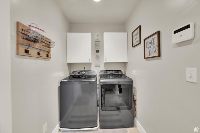 5295 S 4425 W, Hooper, UT 84315 - laundry area featuring cabinet space, separate washer and dryer, and tile patterned flooring