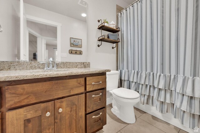 5295 S 4425 W, Hooper, UT 84315 - full bath with vanity and tile patterned floors