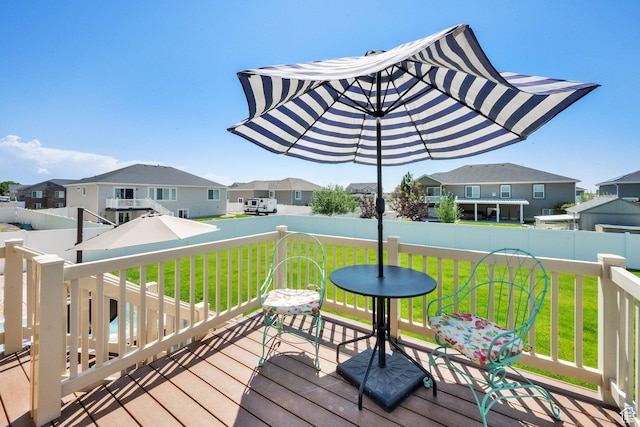 5295 S 4425 W, Hooper, UT 84315 - deck with a residential view and a lawn