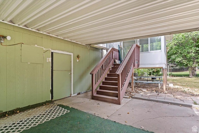 457 E 1750 N, North Ogden, UT 84414 - view of patio / terrace featuring stairs