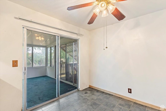 457 E 1750 N, North Ogden, UT 84414 - unfurnished room with a ceiling fan and baseboards