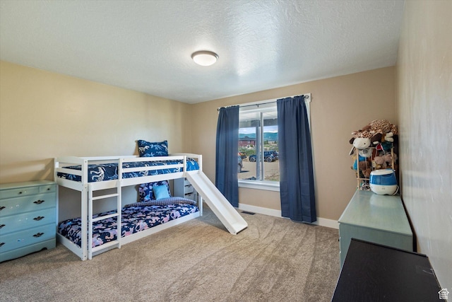 775 N 500 E, Spring City, UT 84662 - carpeted bedroom featuring baseboards and a textured ceiling