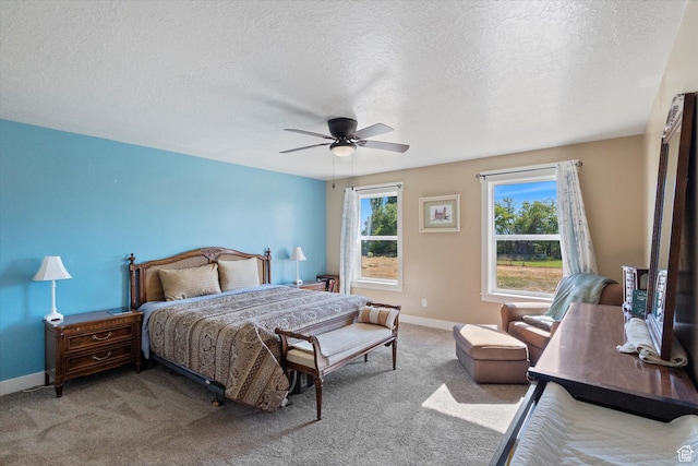 775 N 500 E, Spring City, UT 84662 - carpeted bedroom featuring a textured ceiling and a ceiling fan