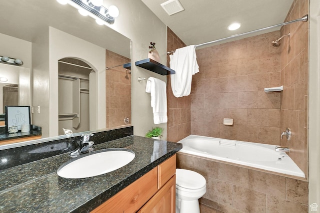 1028 W 950 N, Layton, UT 84041 - bathroom featuring tiled shower / bath and vanity