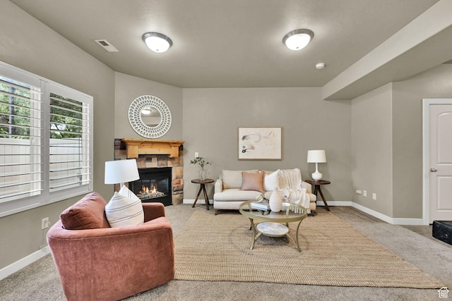 1028 W 950 N, Layton, UT 84041 - living room with a fireplace and carpet