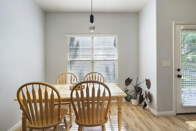14861 S Treseder St, Draper, UT 84020 - dining space with baseboards and light wood finished floors