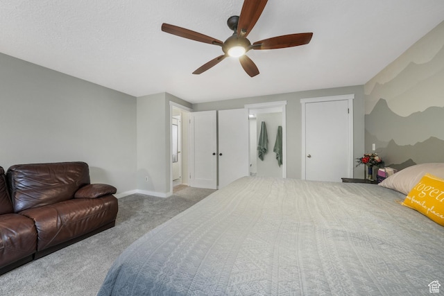 1051 S 880 W, Payson, UT 84651 - carpeted bedroom featuring a ceiling fan and ensuite bath