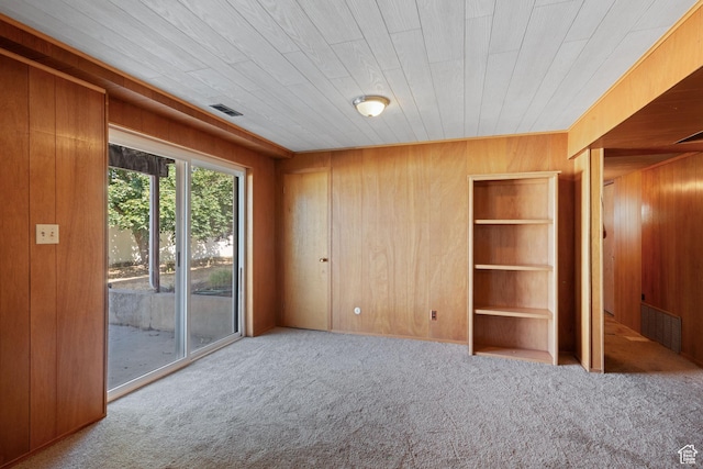 1851 N Main St, Centerville, UT 84014 - unfurnished room featuring carpet flooring and wooden walls