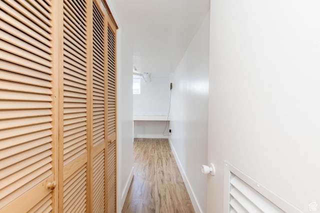 547 E 170 S, Logan, UT 84321 - hall featuring baseboards and wood finished floors