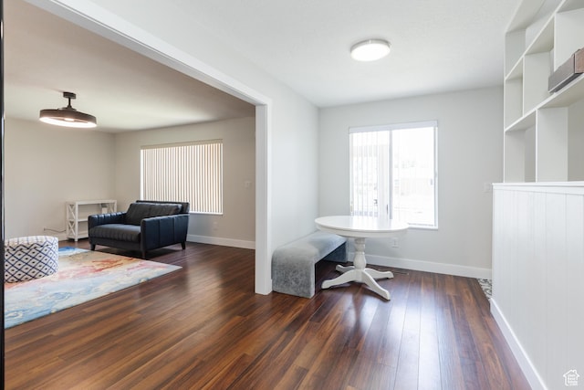 547 E 170 S, Logan, UT 84321 - office area featuring dark wood-type flooring and baseboards