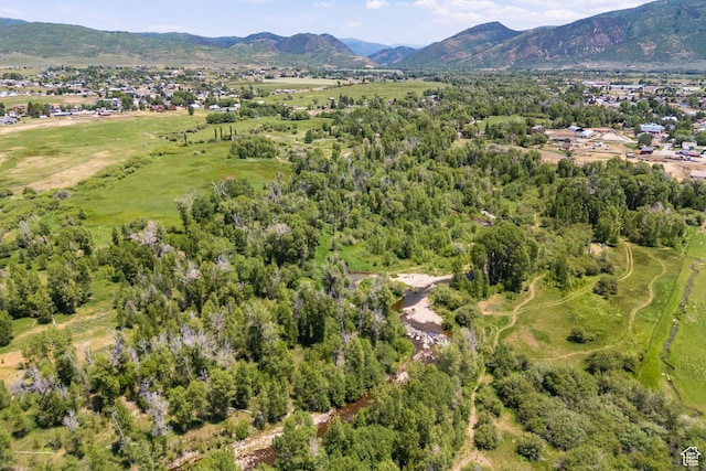4445 N Millrace Rd, Oakley, UT 84055 - aerial view of property and surrounding area with a mountainous background