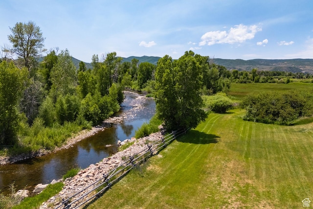 4445 N Millrace Rd, Oakley, UT 84055 - water view featuring mountains