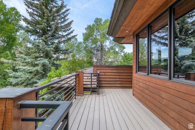 4445 N Millrace Rd, Oakley, UT 84055 - view of wooden deck