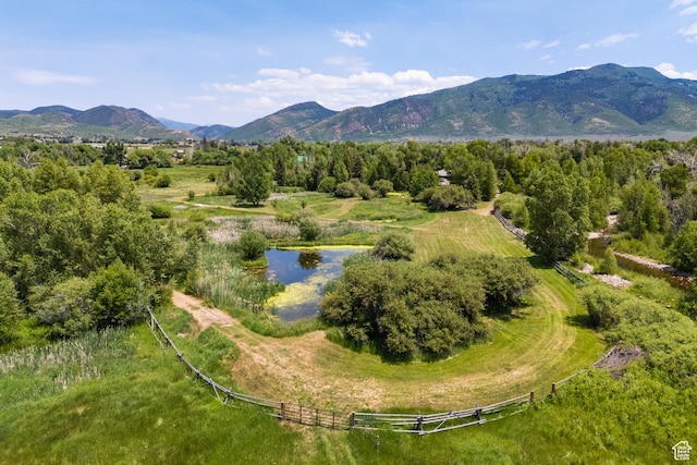 4445 N Millrace Rd, Oakley, UT 84055 - view of mountain backdrop featuring a large body of water